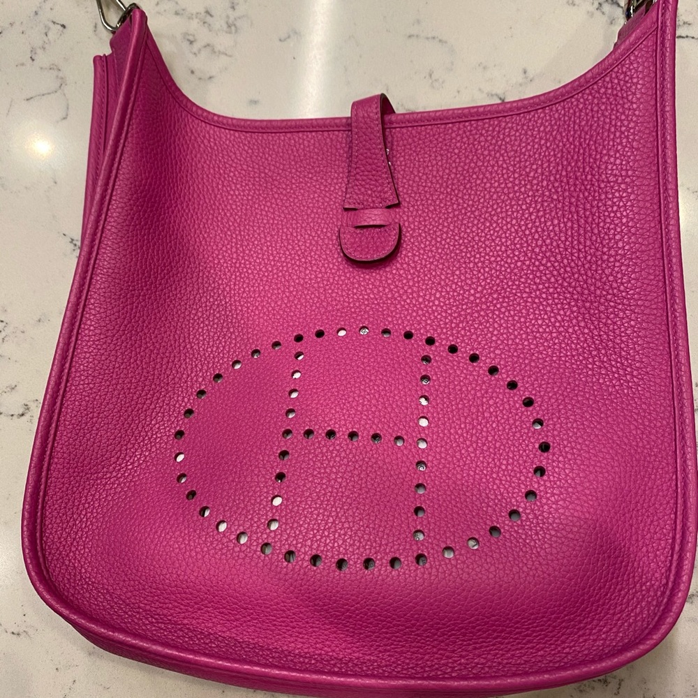 Magnolia Pink Hermes Evelyne great condition